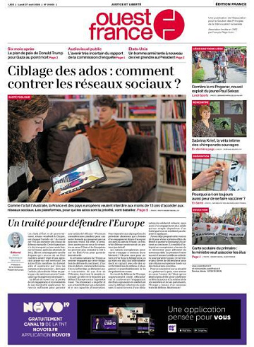 Ouest-France Édition France - 27 Avril 2026