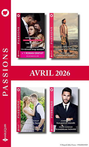 Pack mensuel Passions - 8 romans + 1 titre gratuit (Avril 2026) -  Collectif (2026)