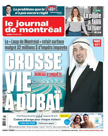 Le Journal de Montréal - 28 avril 2026