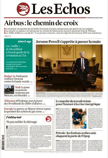 Les Echos - 29 Avril 2026