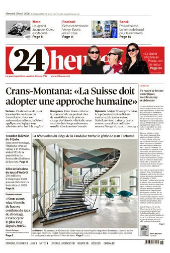 24 heures - 29 Avril 2026