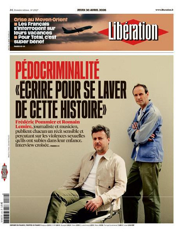 Libération du Jeudi 30 Avril 2026