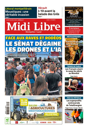 Midi Libre (14 Éditions) Du Jeudi 30 Avril 2026