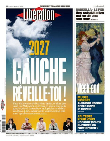 Libération du Samedi 2 et Dimanche 3 Mai 2026