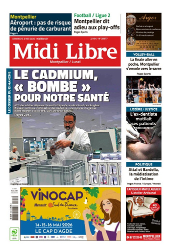Midi Libre (14 Éditions) Du Dimanche 3 Mai 2026