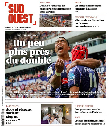 Sud Ouest (10 Éditions) Du Lundi 4 Mai 2026