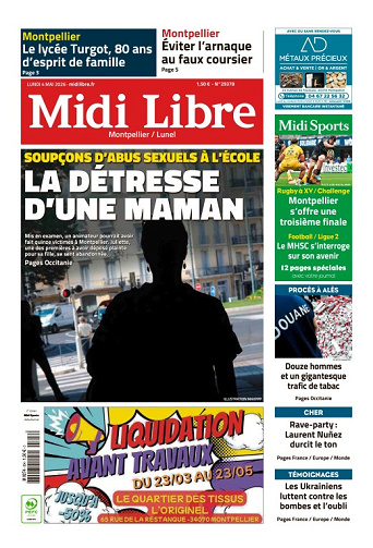 Midi Libre (14 Éditions) Du Lundi 4 Mai 2026