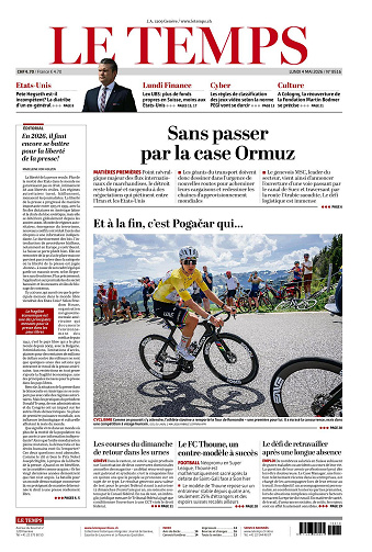 Le Temps Du Lundi 4 Mai 2026