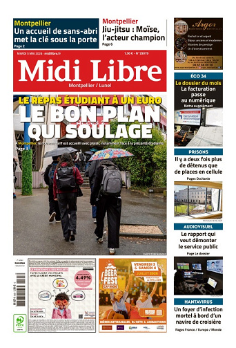 Midi Libre (14 Éditions) Du Mardi 5 Mai 2026