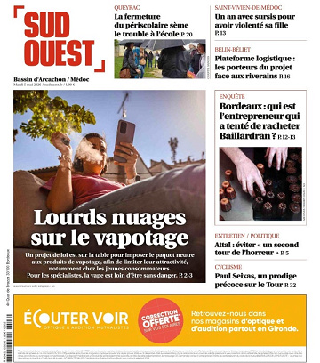 Sud Ouest (10 Éditions) Du Mardi 5 Mai 2026