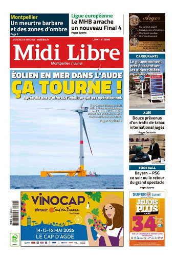 Midi Libre (14 Éditions) Du Mercredi 6 Mai 2026
