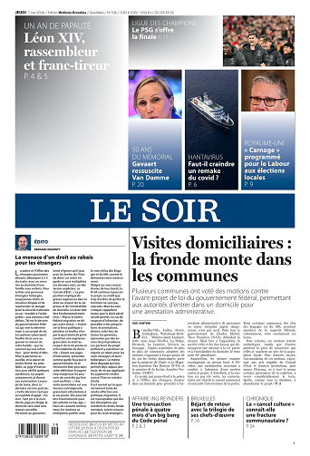 Le Soir Wallonie-Bruxelles du jeudi 07 mai 2026