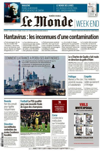 Le Monde - 8-9 Mai 2026