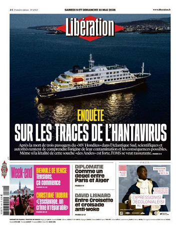 Libération du Samedi 9 et Dimanche 10 Mai 2026