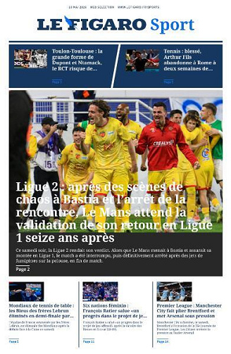 Le Figaro Sport - 10 Mai 2026