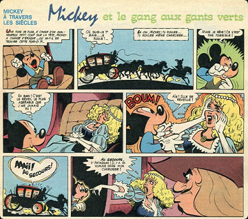 Mickey à travers les siècles dans le Journal de Mickey 1952 à 1978 - 177 Tomes