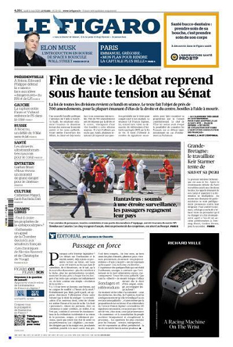 Le Figaro du Lundi 11 Mai 2026