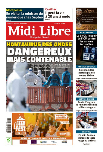 Midi Libre (14 Éditions) Du Mardi 12 Mai 2026