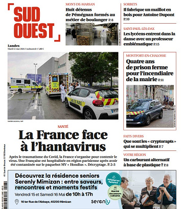 Sud Ouest (2 Éditions) Du Mardi 12 Mai 2026