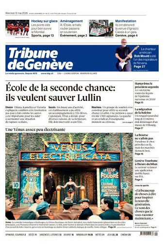 Tribune de Genève - 13 Mai 2026