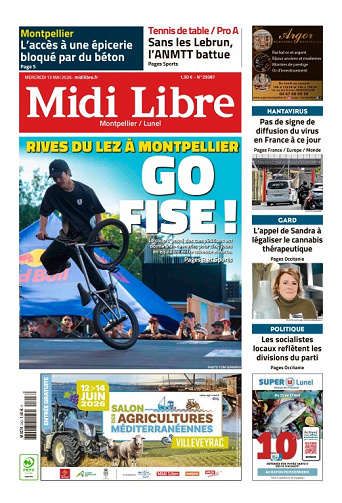 Midi Libre (14 Éditions) Du Mercredi 13 Mai 2026