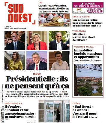Sud Ouest (2 Éditions) Du Mercredi 13 Mai 2026
