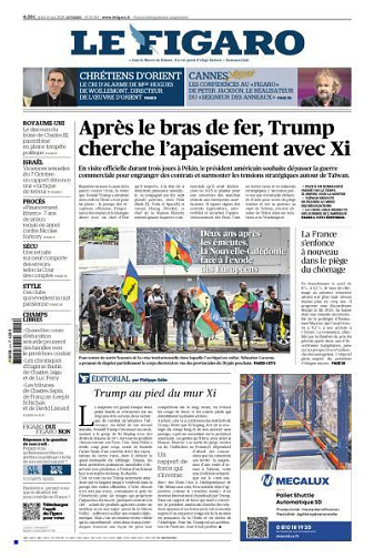 Le Figaro du Jeudi 14 Mai 2026
