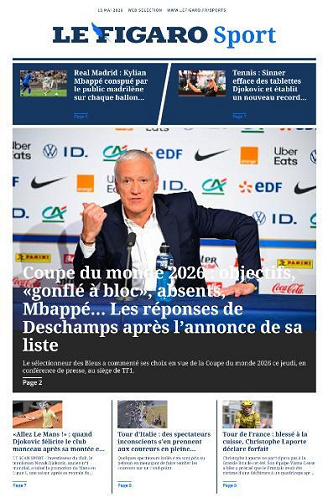 Le Figaro Sport - 15 Mai 2026