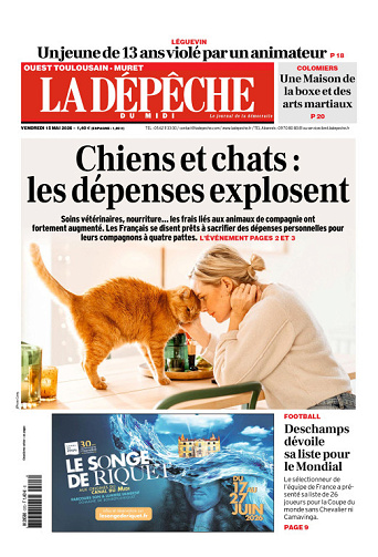 La Dépêche du Midi (16 Éditions) Du Vendredi 15 Mai 2026