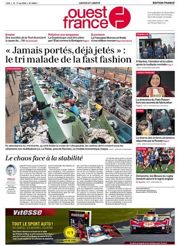 Ouest-France Édition France - 16-17 Mai 2026
