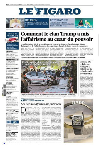 Le Figaro du Lundi 18 Mai 2026