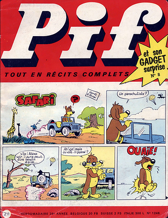 Pif et Gadget Du N°1 Au 100