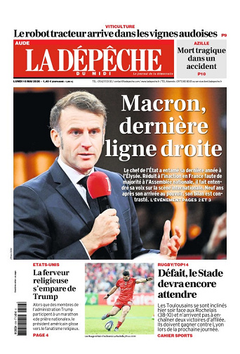 La Dépêche du Midi (16 Éditions) Du Lundi 18 Mai 2026