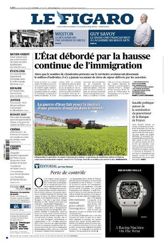 Le Figaro du Mercredi 20 Mai 2026