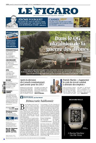 Le Figaro du Samedi 23 et Dimanche 24 Mai 2026