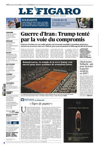 Le Figaro du Lundi 25 Mai 2026
