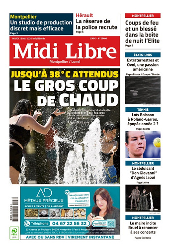 Midi Libre (14 Éditions) Du Mardi 26 Mai 2026