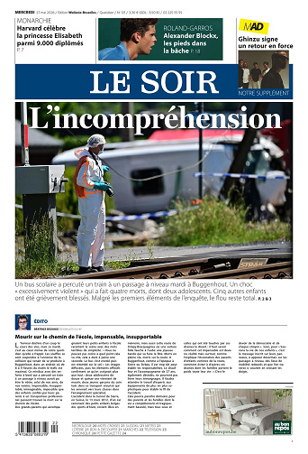 Le Soir Wallonie-Bruxelles du mercredi 27 mai 2026 + Le Soir Mad