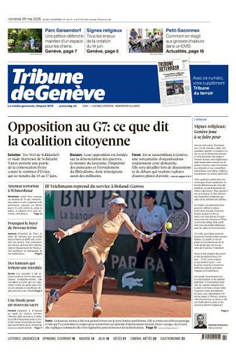 Tribune de Genève - 29 Mai 2026