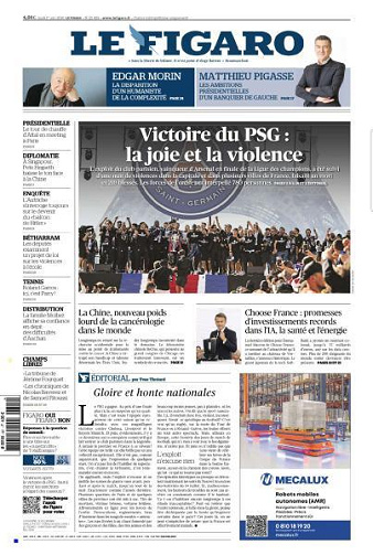Le Figaro du Lundi 1er Juin 2026