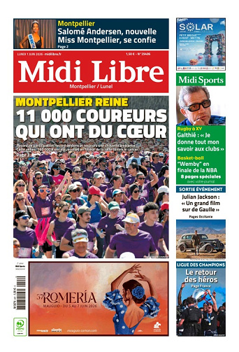 Midi Libre (14 Éditions) Du Lundi 1er Juin 2026