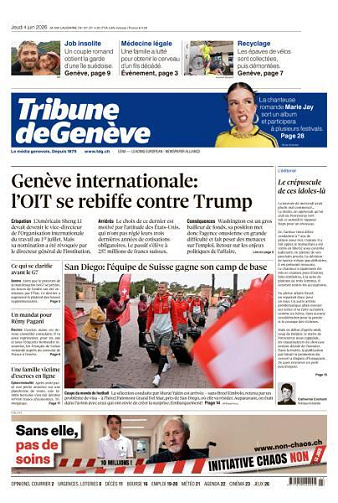 Tribune de Genève - 4 Juin 2026