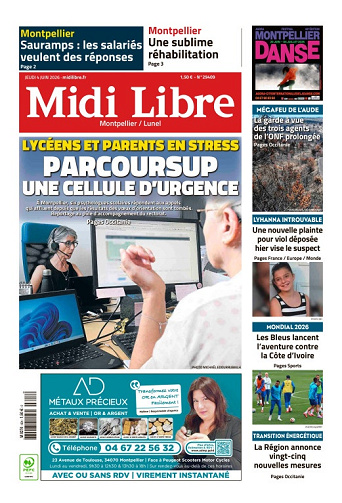 Midi Libre (13 Éditions) Du Jeudi 4 Juin 2026