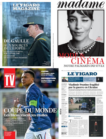 Pack Le Figaro et ses 3 suppléments - 5 Juin 2026