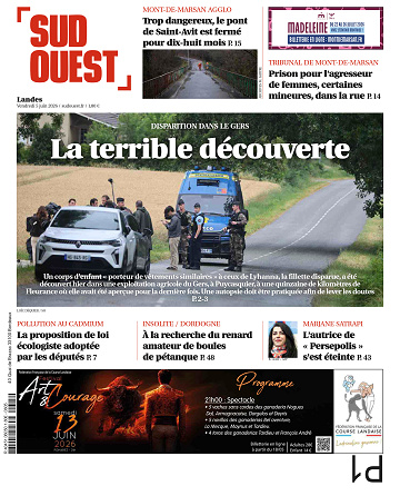 SUD OUEST Landes du vendredi 5 juin 2026