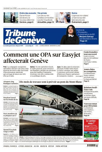 Tribune de Genève - 5 Juin 2026