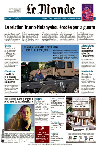 Le Monde Du Dimanche 7 & Lundi 8 Juin 2026