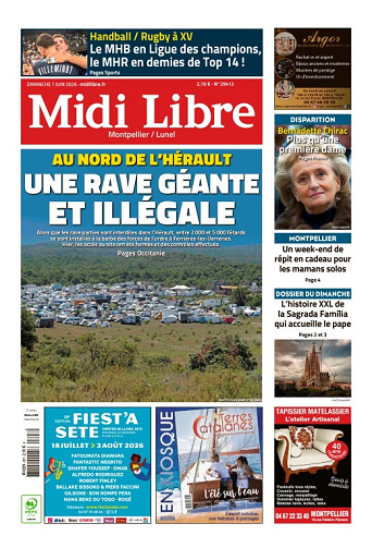Midi Libre (14 Éditions) Du Dimanche 7 Juin 2026