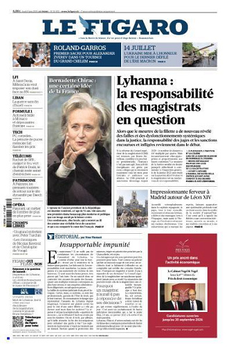 Le Figaro du Lundi 8 Juin 2026