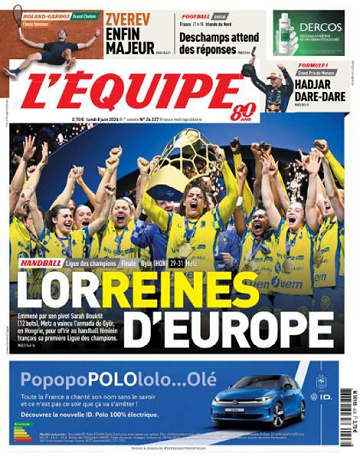 L’equipe du Lundi 8 Juin 2026